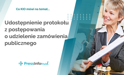 Co mówi KIO na temat- udostępnienie protokołu z postępowania o udzielenie zamówienia publicznego